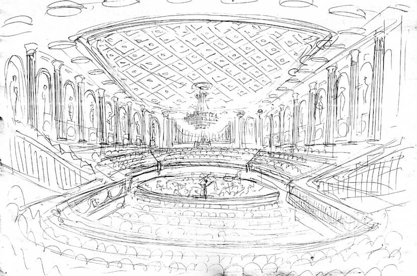 Concert Hall Sketch